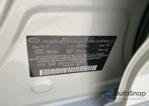 2017 Hyundai Elantra Se из США, поврежденный, VIN 5NPD84LFXHH180829